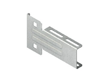 KTUL 300 Consola De Sustinere Pentru Profil U50, Zincata La Rece, Sustine 60Kg, Cu Surub De Prindere Pe Profil Inclus, 305Mm