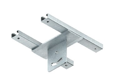 KUGK 50 Placă De Strângere Pentru U 50, Reglabilă, Încrucișată La Profilul Suportului